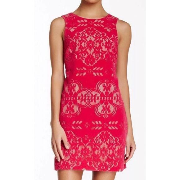 chinese dress ladies Sudi Etuz White to Pink Gradient Lace Gown with Train